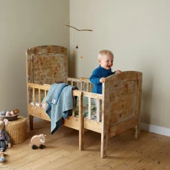 UNA Half Size Throw, blue