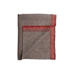 UNA Half Size Throw, green/red