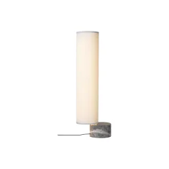 Unbound Floor Lamp, grey marble/white