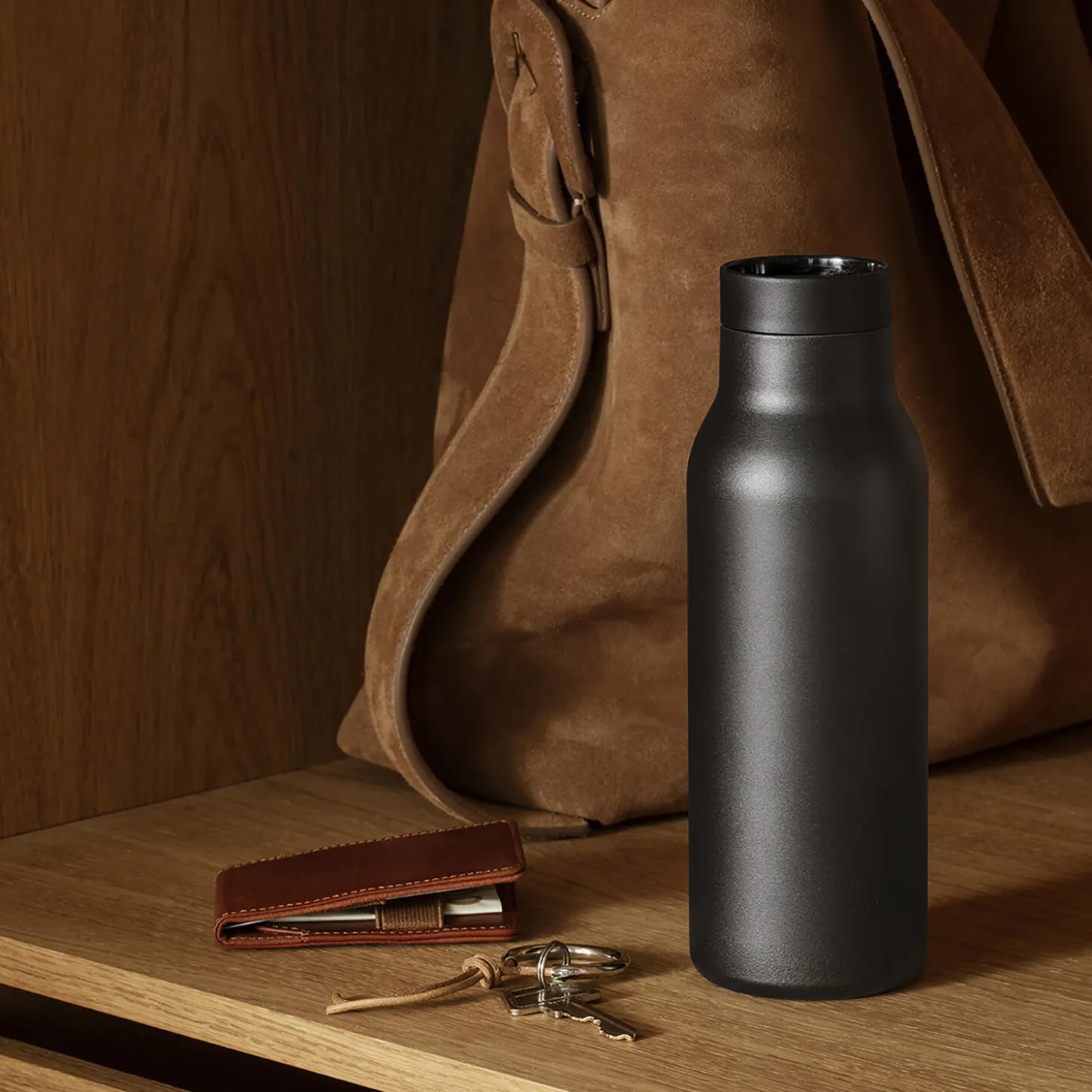 Urban termoflaske, black