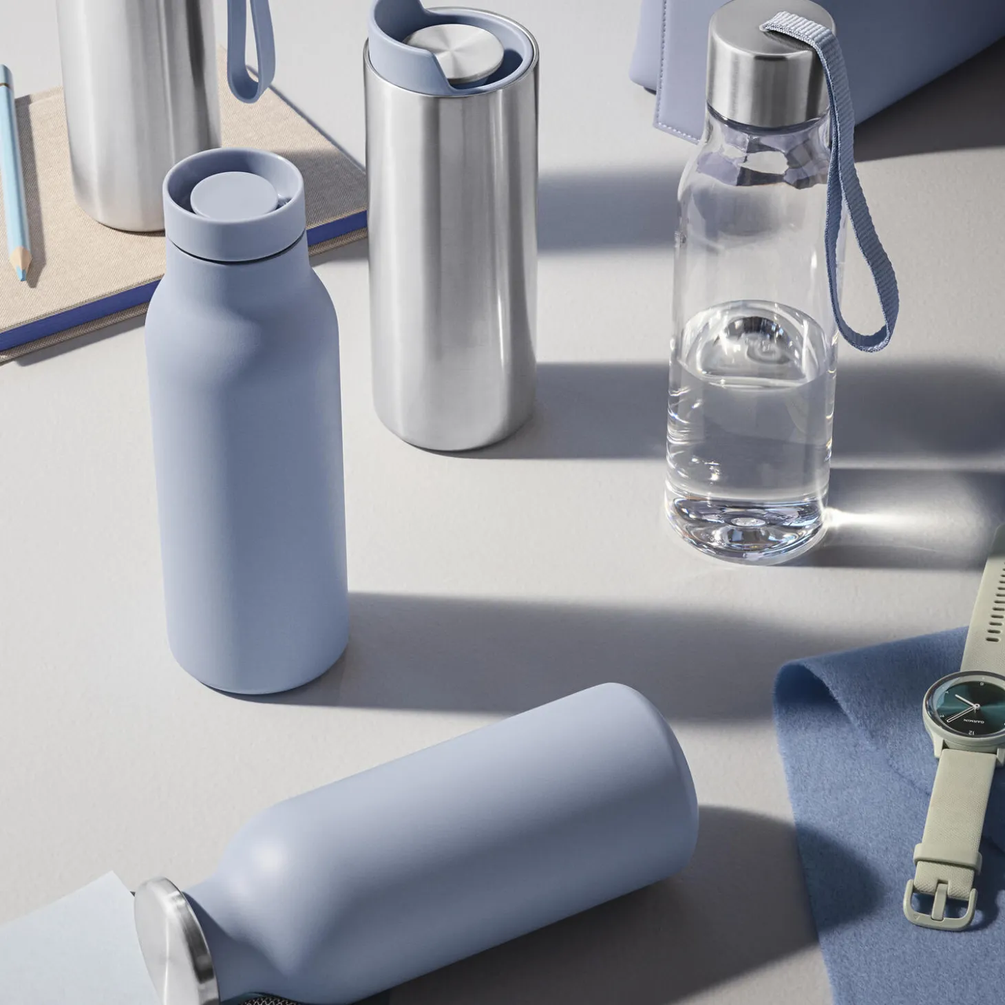 Urban termoflaske, blue sky