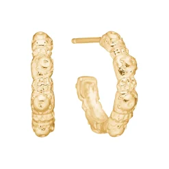 Urchin Elegance øreringe, forgyldt sølv