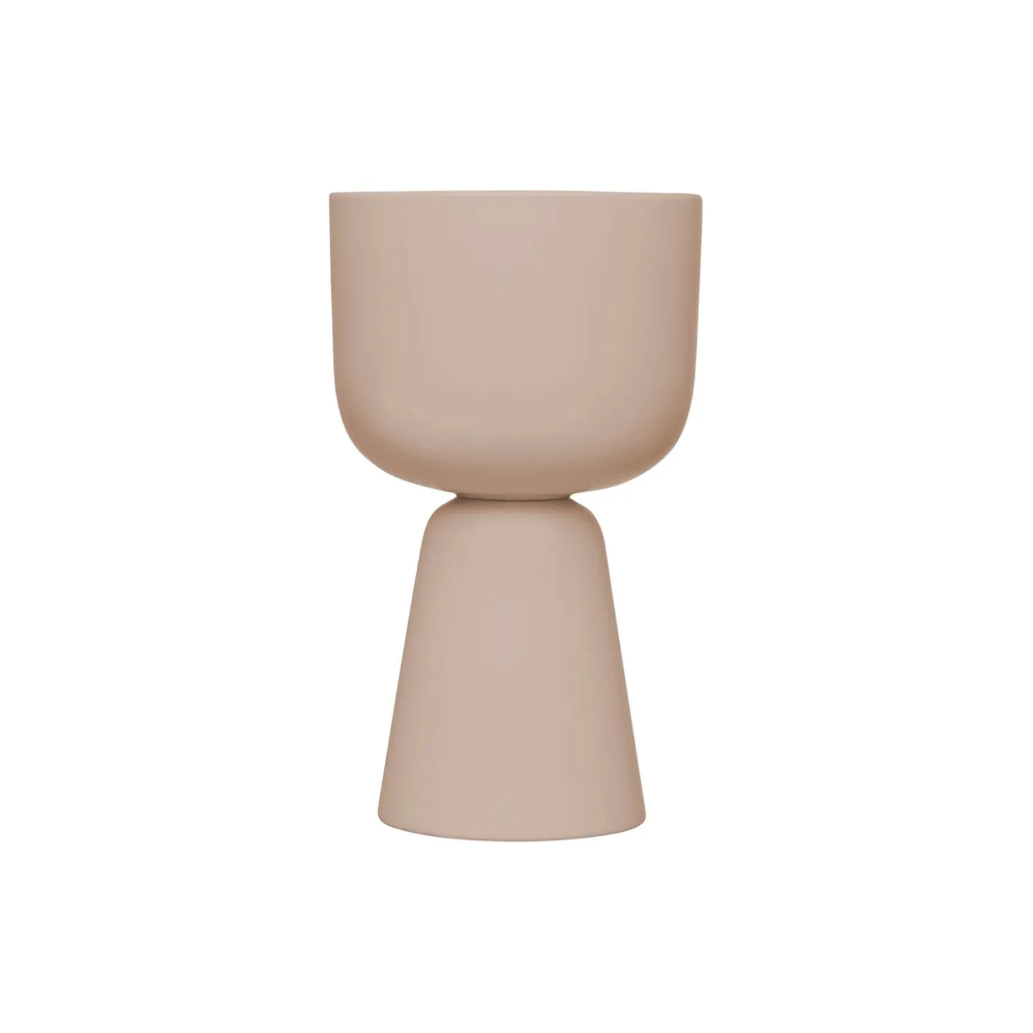 Urtepotte S høj, beige