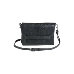 Vanya Crossbody Bag, snake black