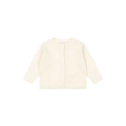 Venti Pointelle Cardigan, antique white