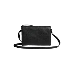 VeraMBG Crossbody Bag Grain, black w/gold