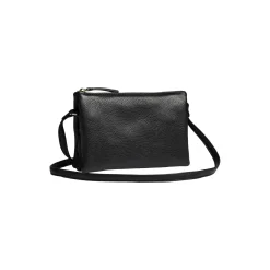 VeraMBG Crossbody Bag Grain, black w/gold