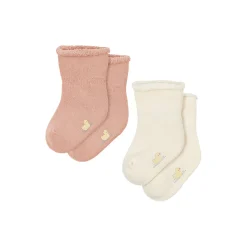 Vicino 2-pack Terry Socks, cameo rose