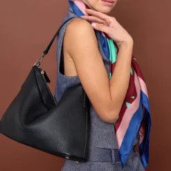 VIENNA Hobo Bag, black