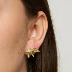 Vilde Øreringe, forgyldt