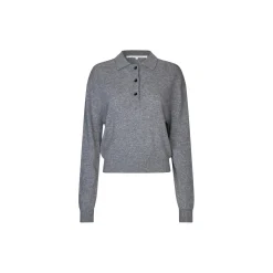 Vilena Knit LS, grey melange