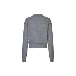 Vilena Knit LS, grey melange