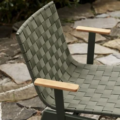 Ville AV34 Outdoor Armchair, bronze green