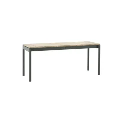 Ville AV27 Outdoor Bench, bronze green