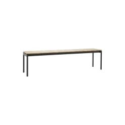 Ville AV28 Outdoor Bench, warm black