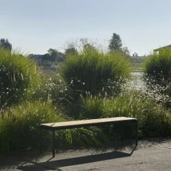 Ville AV28 Outdoor Bench, warm black