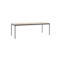Ville AV26 Outdoor Dining Table, warm black