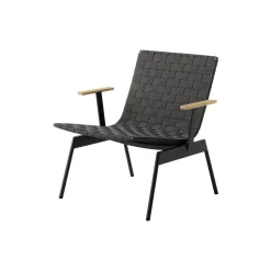 Ville AV45 Outdoor Lounge Chair, warm black