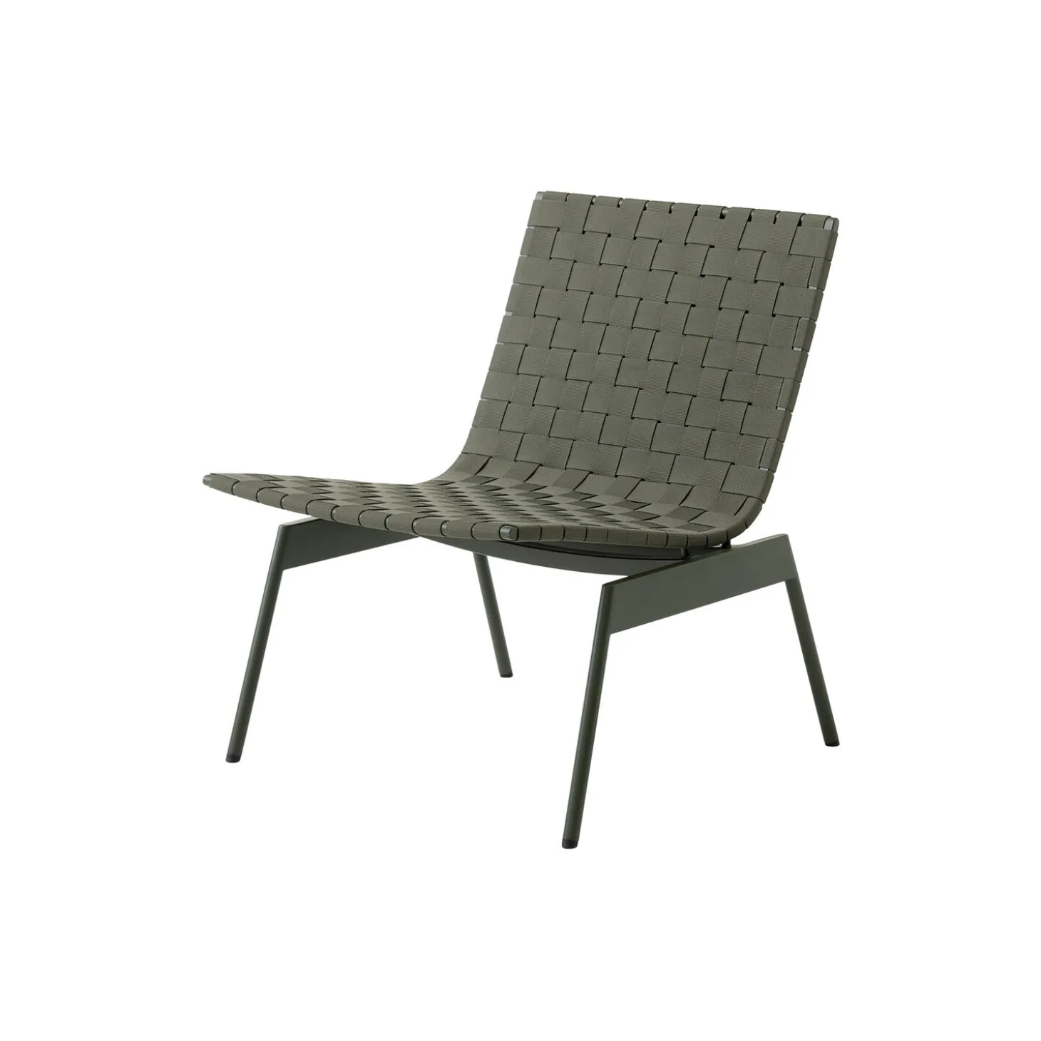 Ville AV44 Outdoor Lounge Stool, bronze green