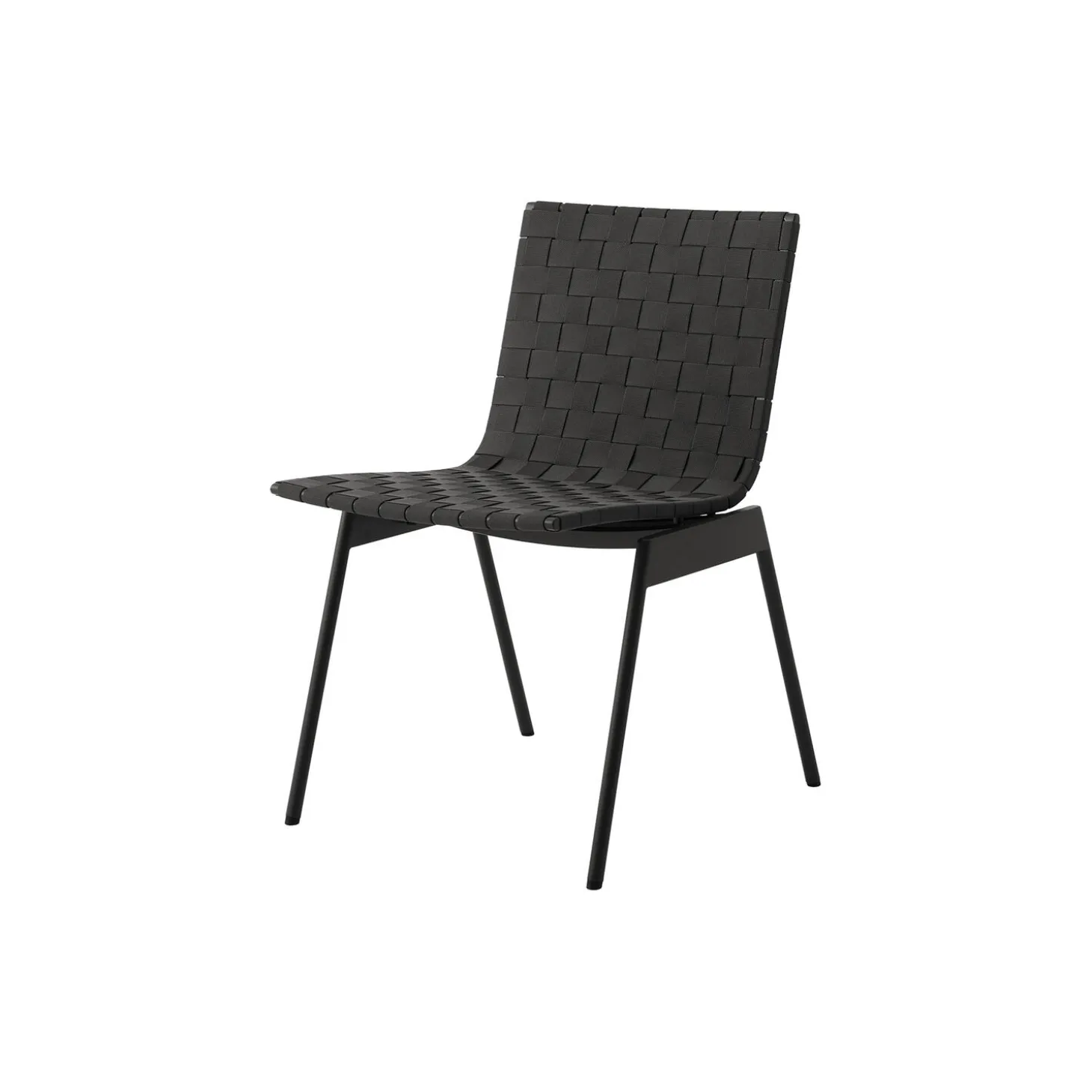 Ville AV33 Outdoor Side Chair, warm black