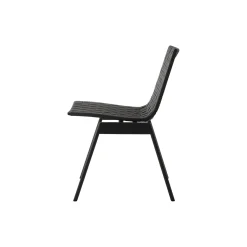 Ville AV33 Outdoor Side Chair, warm black