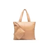 Vintage oversize shopper, camel