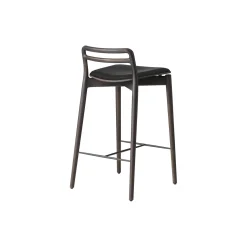 VIPP484 Cabin counterstol, mørk eg/sort