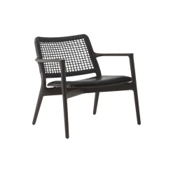 VIPP488 Cabin loungestol, mørk eg/sort