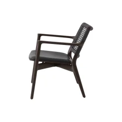 VIPP488 Cabin loungestol, mørk eg/sort