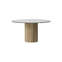 VIPP495 Cabin Round Table, pietra grey/light oak