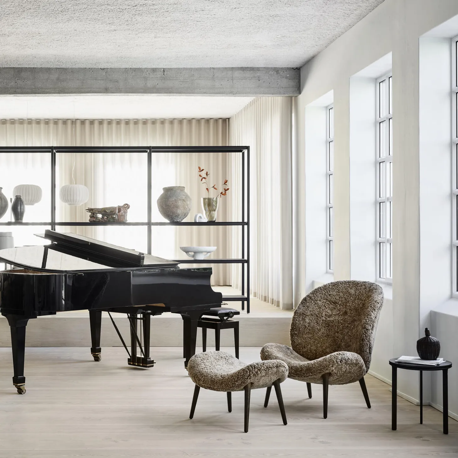 VIPP467 Lodge fodskammel, umber