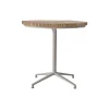 Vipp717 Open-Air Café Table, teak/light grey