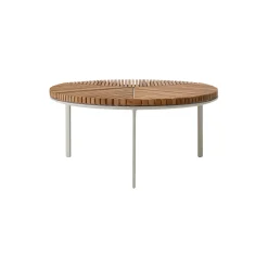 VIPP716 Open-Air Coffee Table, teak/light grey