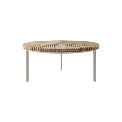 VIPP716 Open-Air Coffee Table, teak/light grey