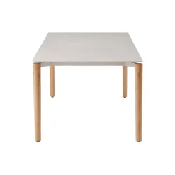 Vipp718 Open-Air Table, teak/light grey