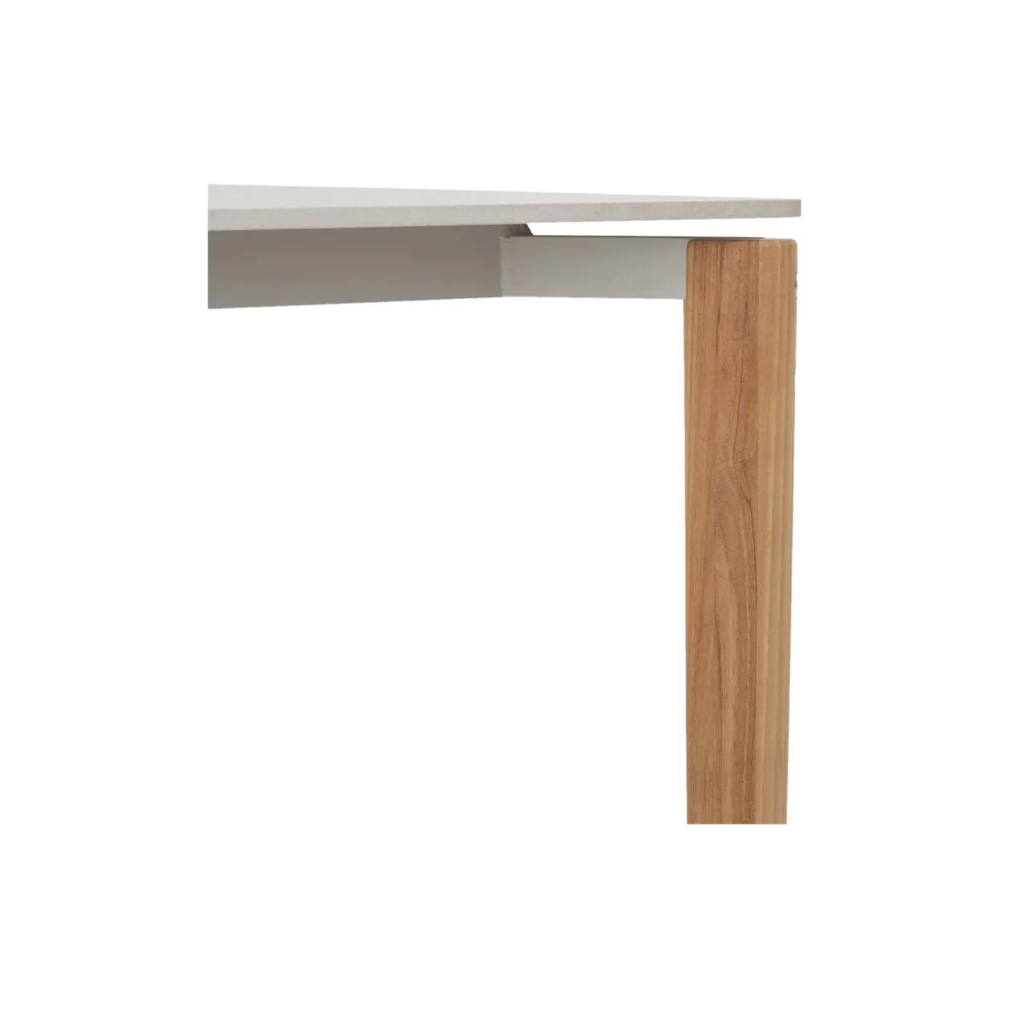 VIPP719 Open-Air Table, teak/light grey