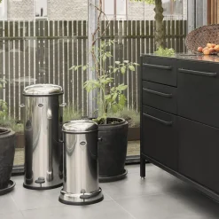 VIPP17 pedalspand, rustfrit stål