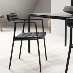 VIPP451 stol, sort/sort