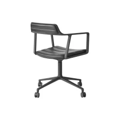 VIPP452 Swivel Chair with Castors, black/black