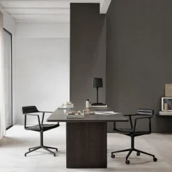 VIPP452 Swivel Chair with Castors, black/black