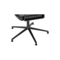 VIPP453 Swivel+ Chair with Gliders, black/black