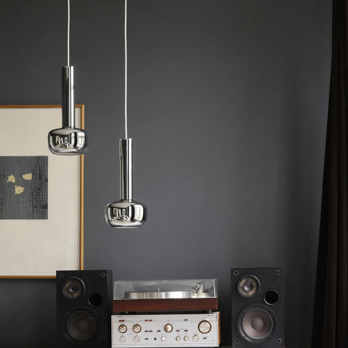 VL 56 pendel, high-gloss chrome-plated