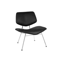 VL135 Cosy fuldpolstret loungestol, Ultra 41599/krom