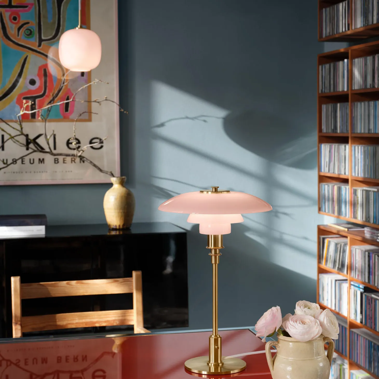 VL45 Radiohus Pale Rose pendel