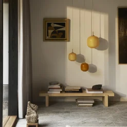 VL45 Radiohus pendel, amber