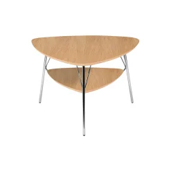 VL1312 sofabord, eg/ krom