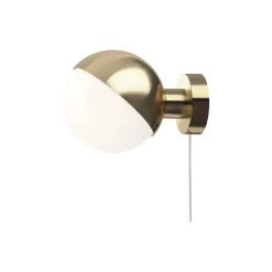 VL Studio væglampe, messing