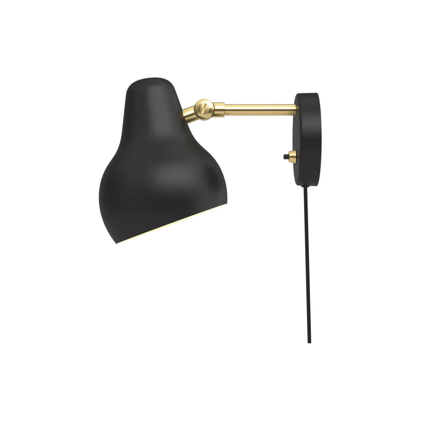 VL38 væglampe, sort
