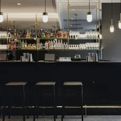 Vox Pendant, brass/opal