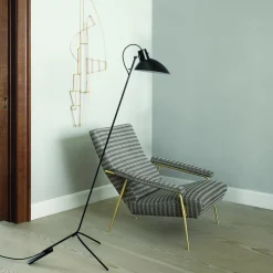 VV Cinquanta Floor Lamp, black/black